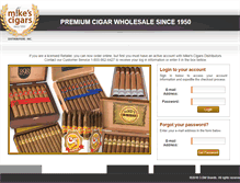 Tablet Screenshot of cigarsdist.com